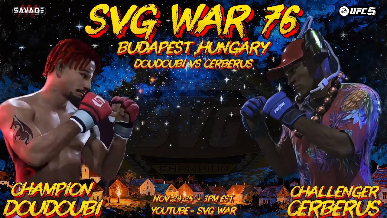 SVG WAR 76 - Budapest, Hungary | UFC 5 LEAGUE