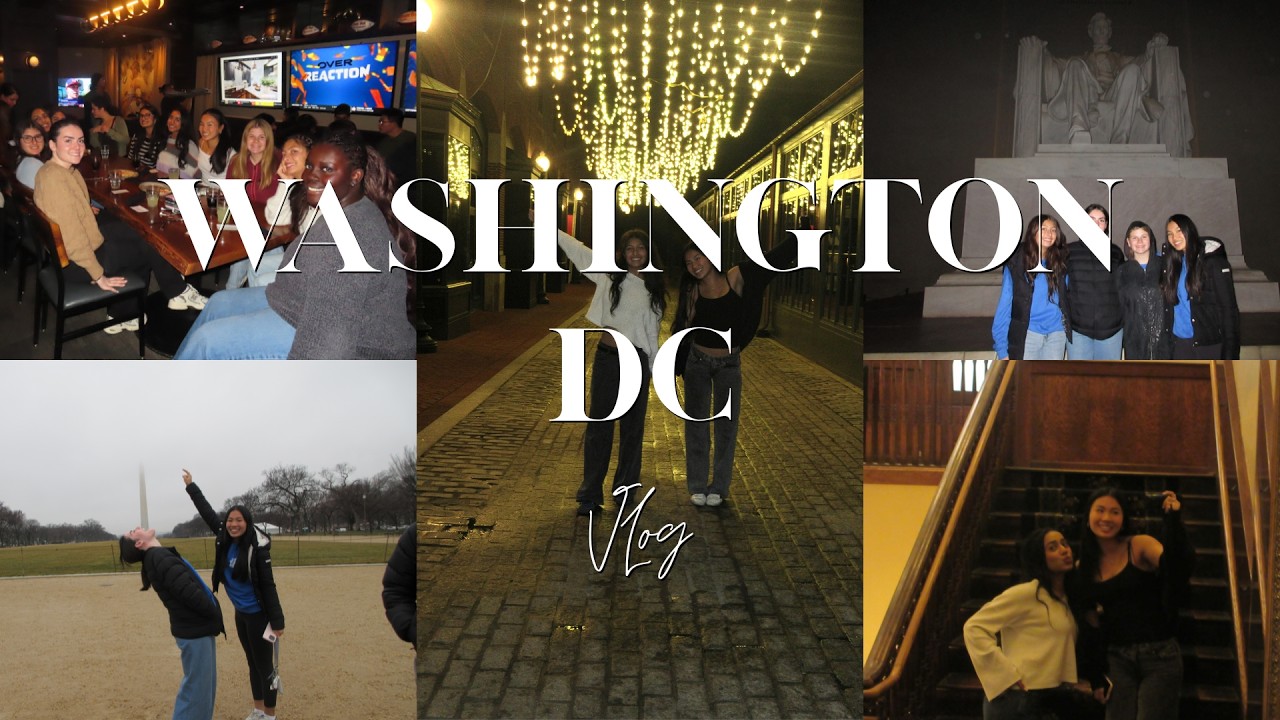 DC VLOG!!! | Chaotic 4-day trip