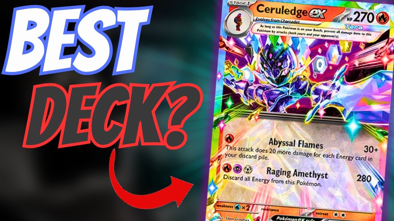Ceruledge ex Is The Best Stage 1 Deck