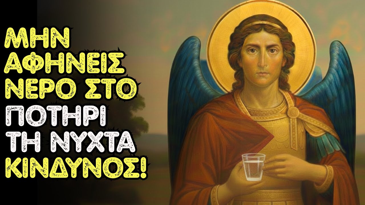 Μην αφήνεις ΝΕΡΟ ΣΤΟ ΠΟΤΗΡΙ τη διάρκεια της νύχτας — Ο ΜΙΧΑΗΛ ΑΠΟΚΑΛΥΠΤΕΙ ΤΟΝ ΚΙΝΔΥΝΟ!