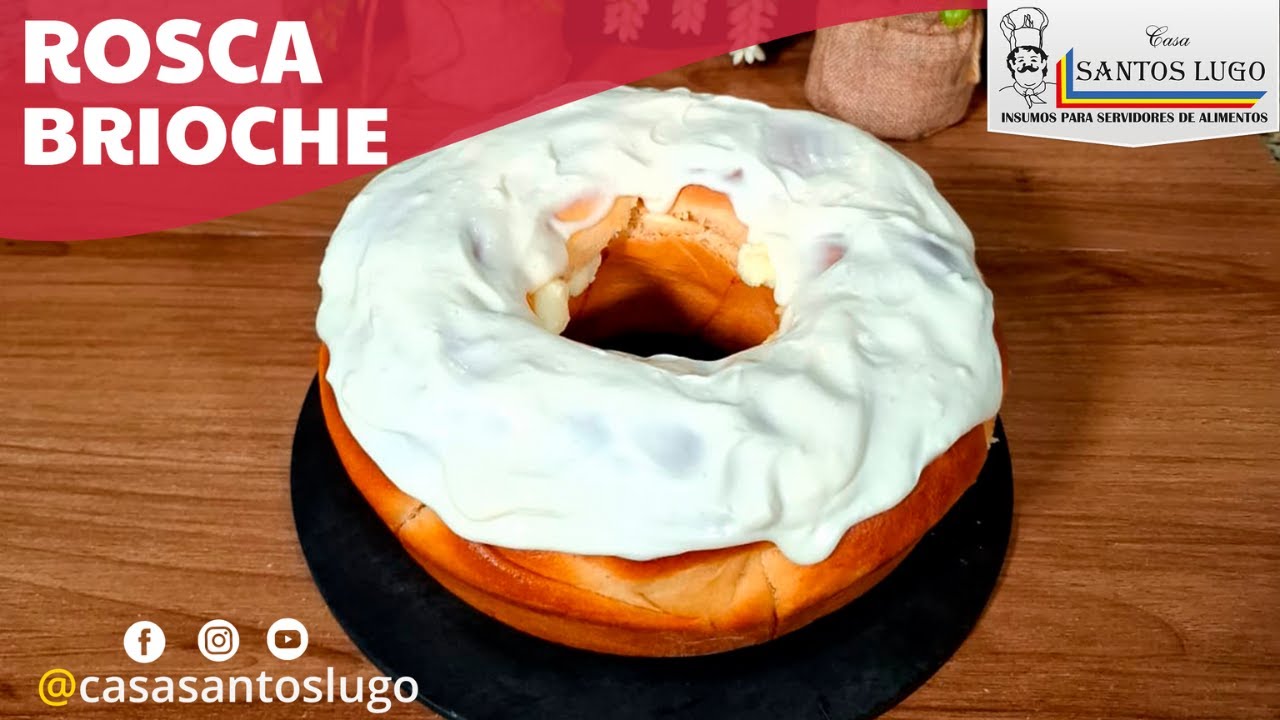 ROSCA BRIOCHE⭐RECETA PASO A PASO 🙂