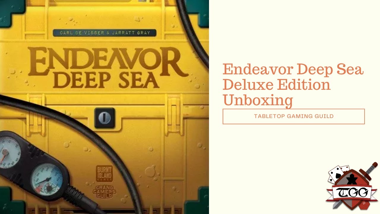 Распаковка настольной игры Endeavor Deep Sea Deluxe Edition
