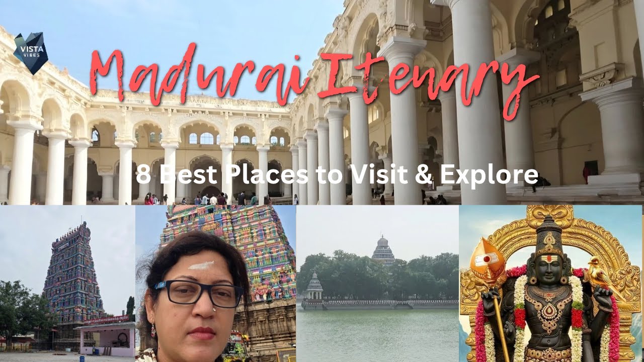 one-day itinerary for Madurai | Thiruparankundram Murugan |nayakar mahal |mariamman teppakulam