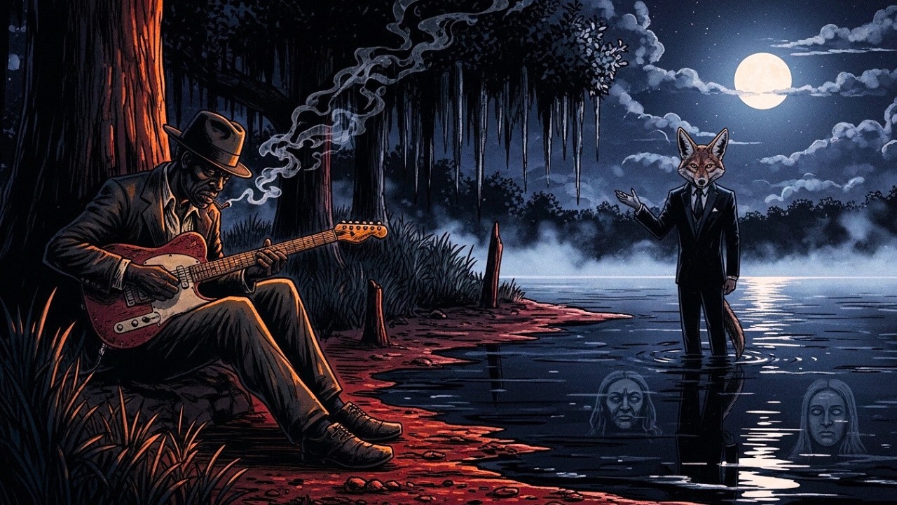 Deep & Dark Southern DELTA Blues - Trading Notes For Dead Men's Secrets 🎸💀