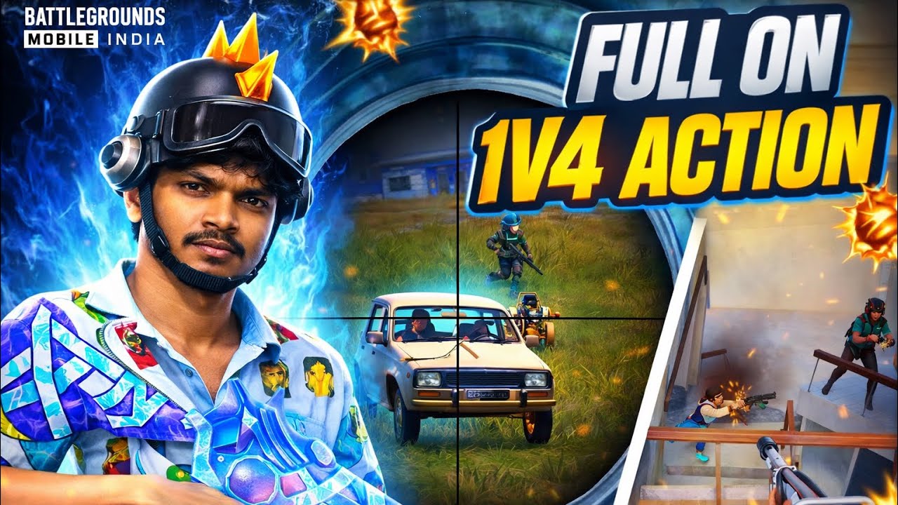 SOLO vs SQUAD 😈 | 1v4 Clutch Every Fight | BGMI Gameplay