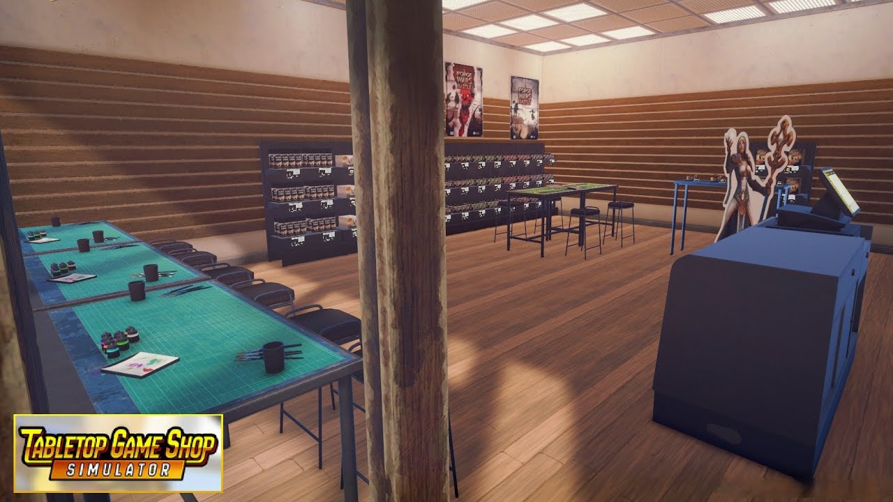 Battle & Paint Tables Grow With Our Store ~ Tabletop Game Shop Simulator