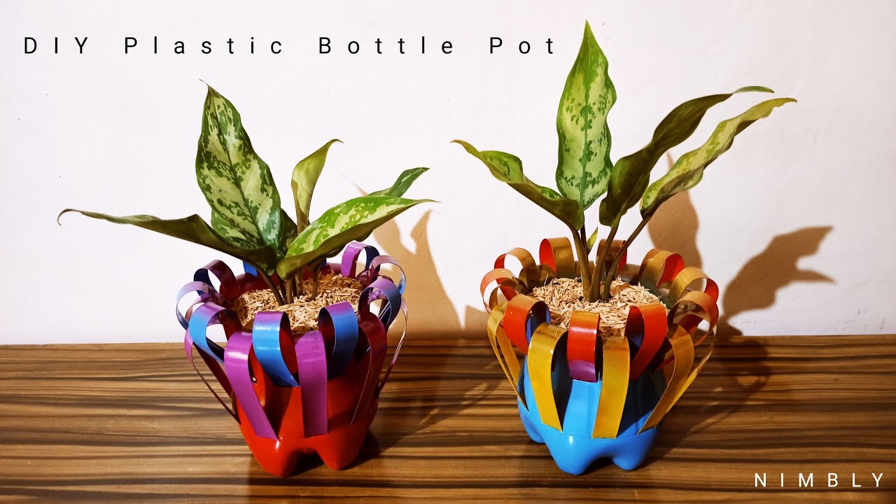 AMAZING IDEA ON HOW TO MAKE PLASTIC BOTTLE PLANTERS FROM PLASTIC BOTTLE