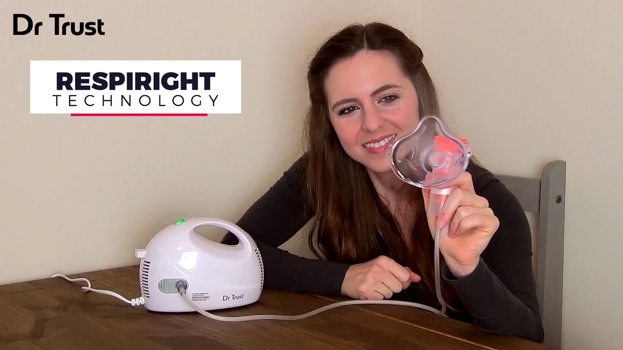 Dr Trust USA Compressor Nebulizer with Flow Adjuster - 407 with Respiright Technology