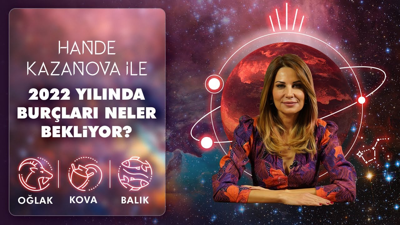 Hande Kazanova ile Astroloji : 2022 Yılında Bur&ccedil;ları Neler Bekliyor? - (Oğlak, Kova, Balık)