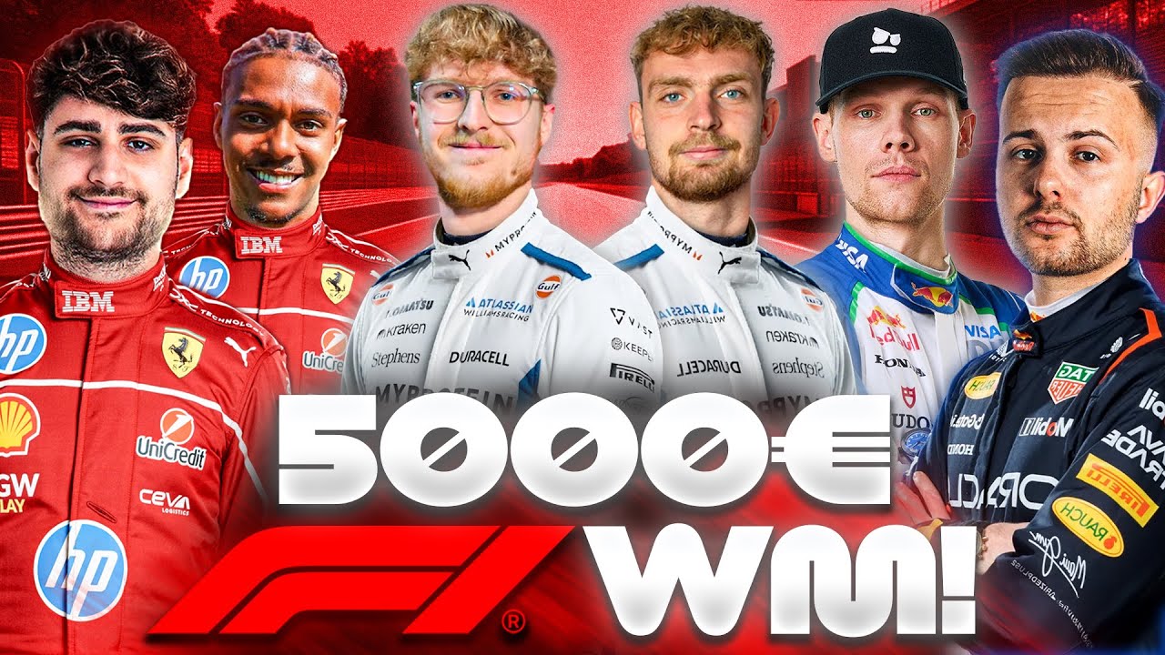 5000€ F1 WM SIEG von ELIGELLA und GAMERBROTHER mit FUßBALL PROFI! 💸 - TEAM WILLIAMS mit dem SIEG?