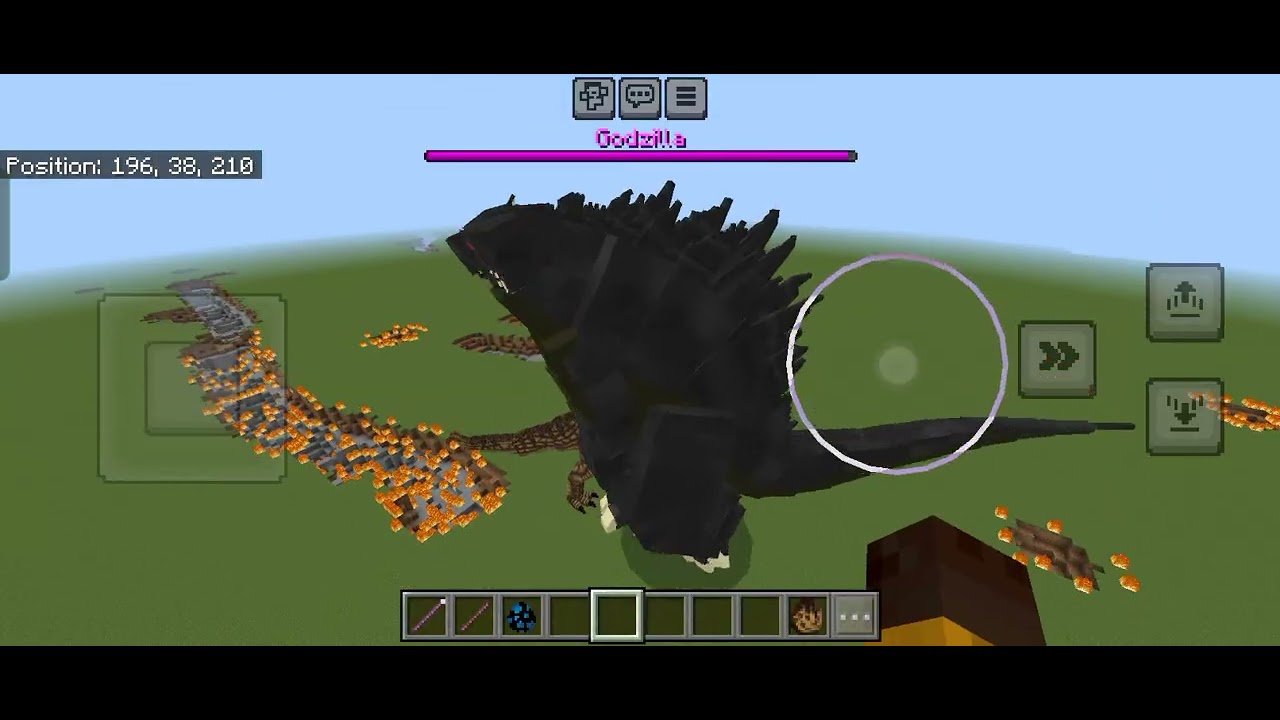 Godzilla vs Distortus Rex In Minecraft Bedrock Mob Battles