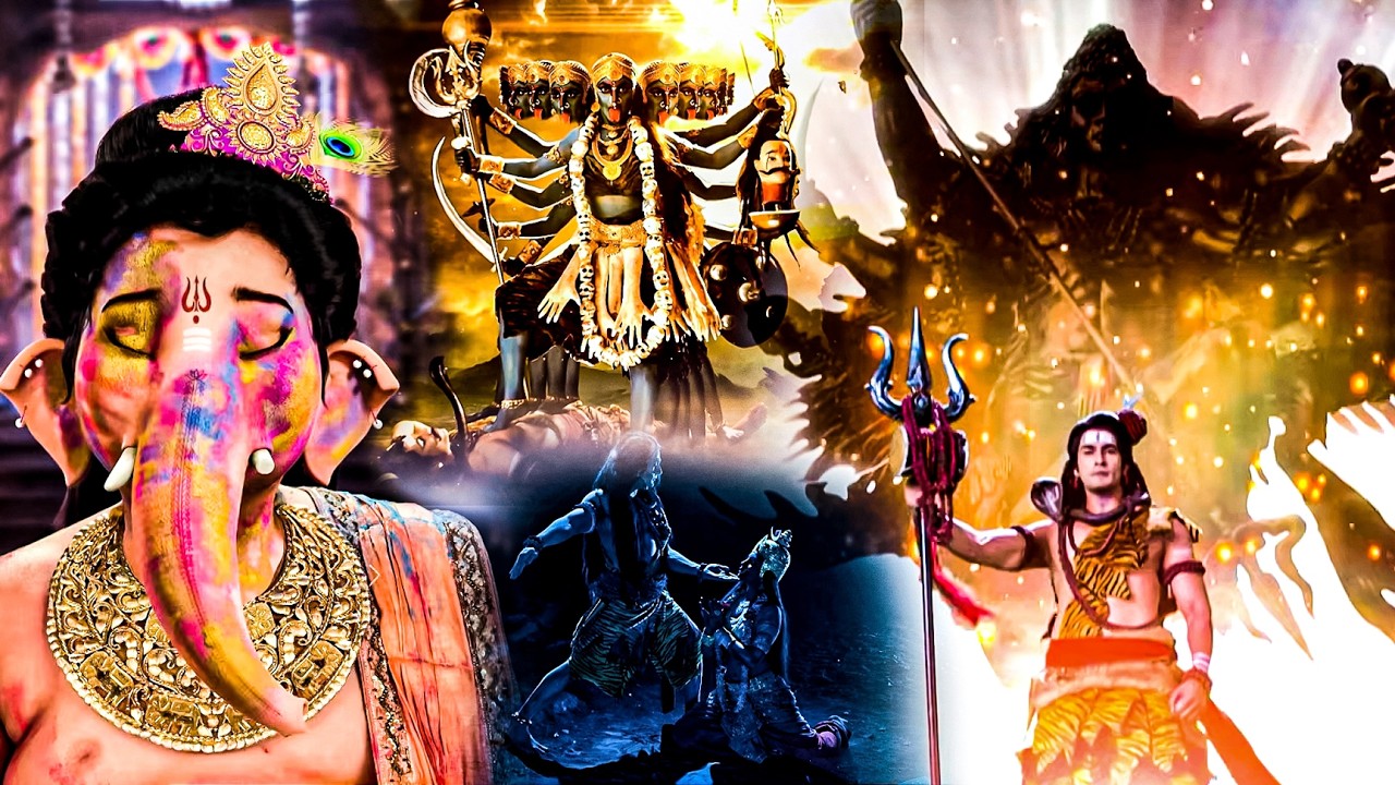 #fullmovie | देखिये जब महादेव ने खेला होली दिगम्ब रूप में | Vighnaharta Ganesh | #film #ganesh