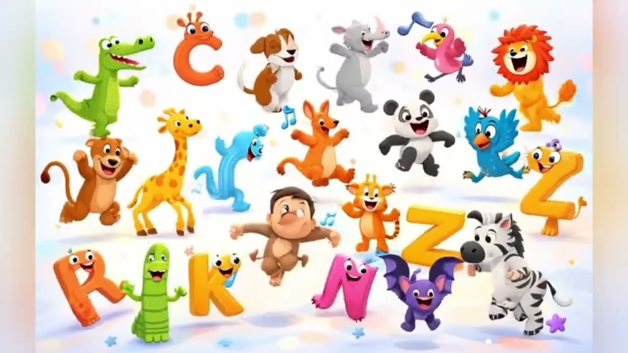 English Alphabets || A to Z Alphabets with Birds and Animals || Kids songs #viral #viralvideo #kids