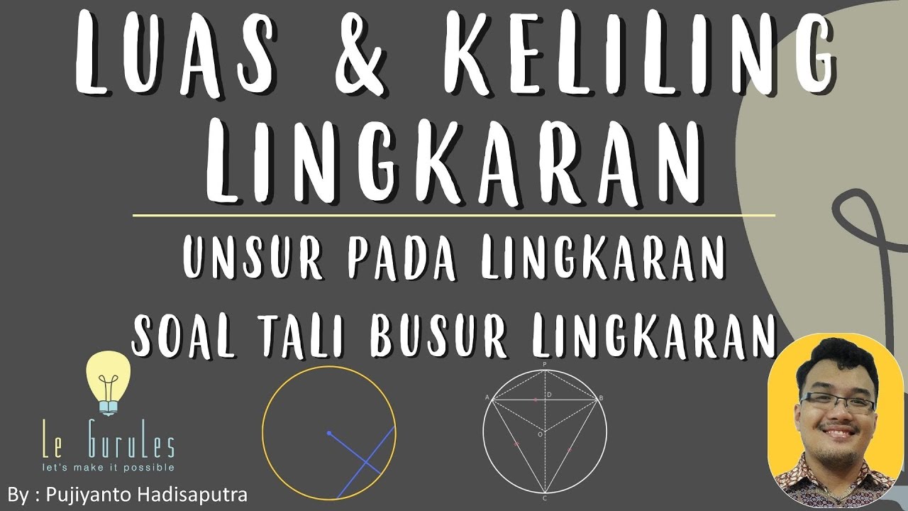 Luas dan Keliling Lingkaran (1) - Unsur Lingkaran, Soal Tali busur lingkaran - Matematika SMP