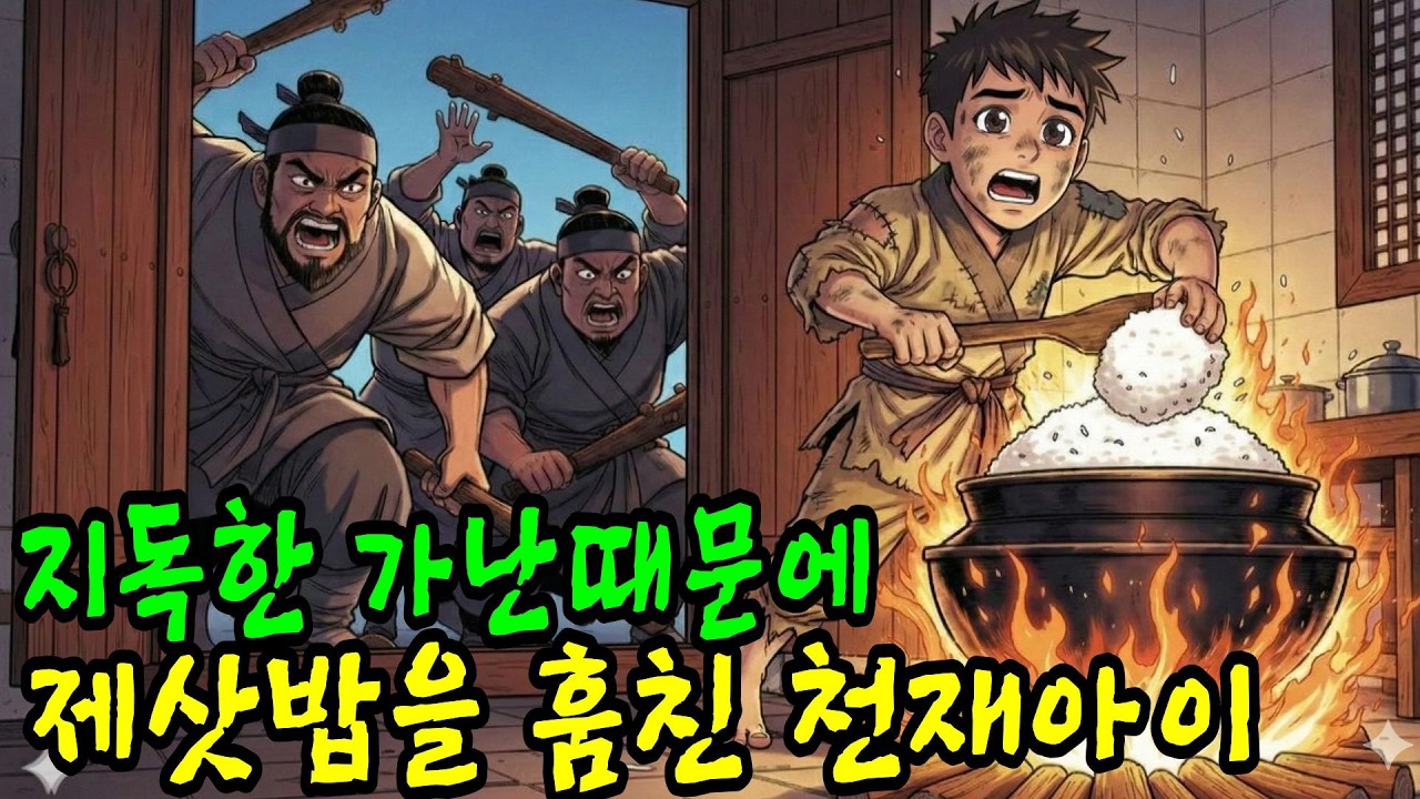 지독한 가난때문에 제삿밥을 훔친 어린 천재아이, 훗 날 왕의 어의가 되는 놀라운 이야기 | 옛날이야기 야담 오디오북  수면동화 민담 잠잘때듣는