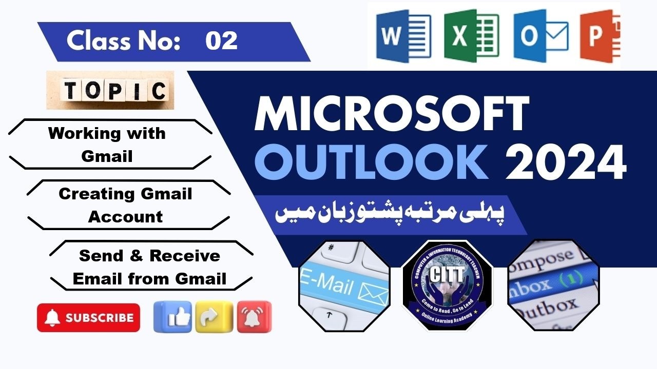 How to Create Gmail Account & Use Gmail in Outlook | POP & IMAP