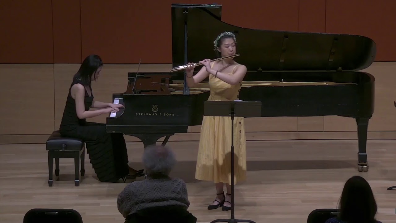 Sancan, Sonatine; Annie Wu, flute; Feng Niu, piano