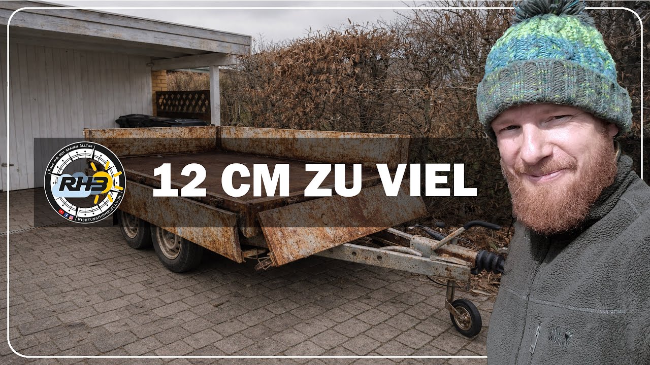 Mobile DIY Sauna - 12 Zentimeter, die unser Projekt zerstörten
