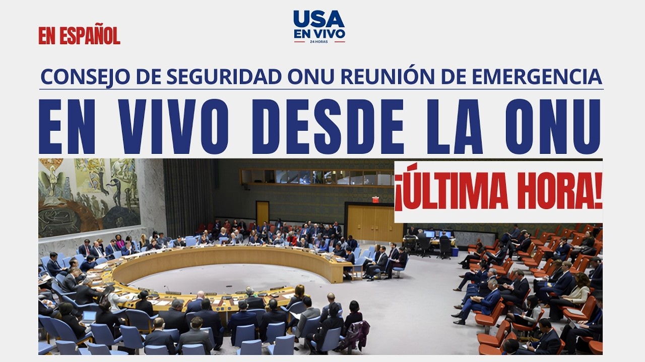 ¿Hacia una guerra total? Consejo de Seguridad ONU reunión de emergencia tras ataques | USA EN VIVO 🔴