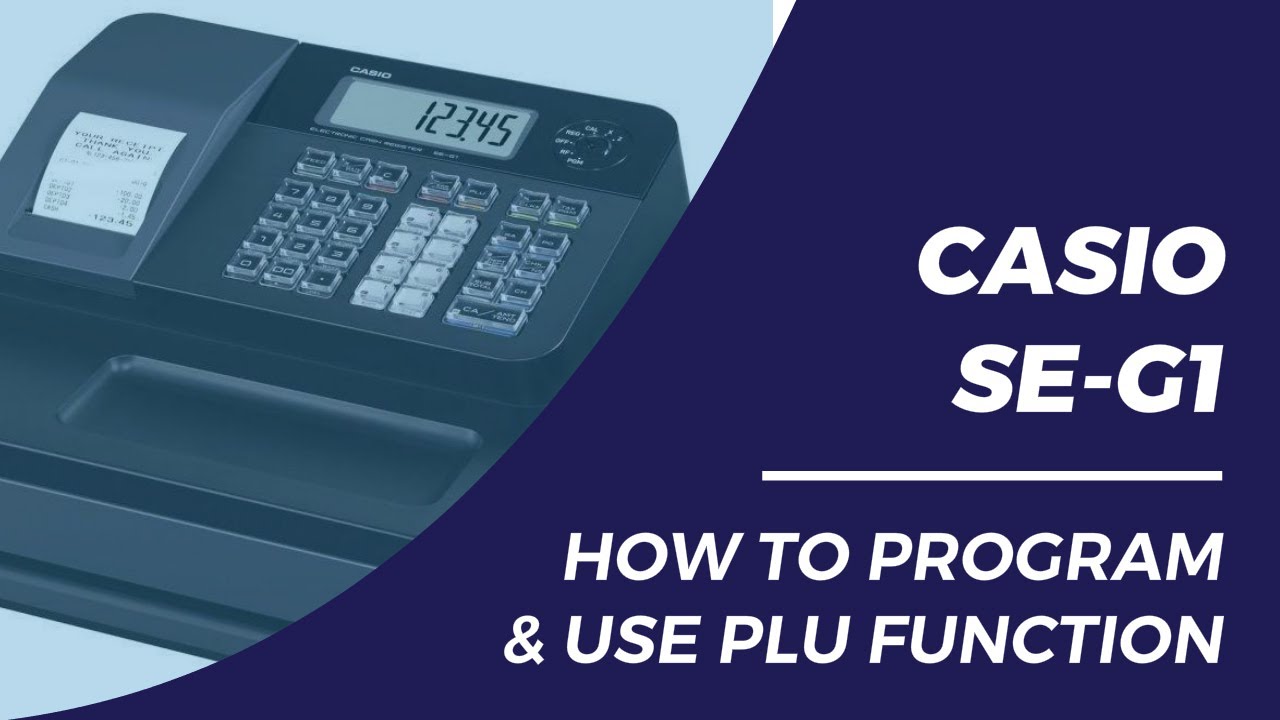 SEG1 How to program and use PLU function