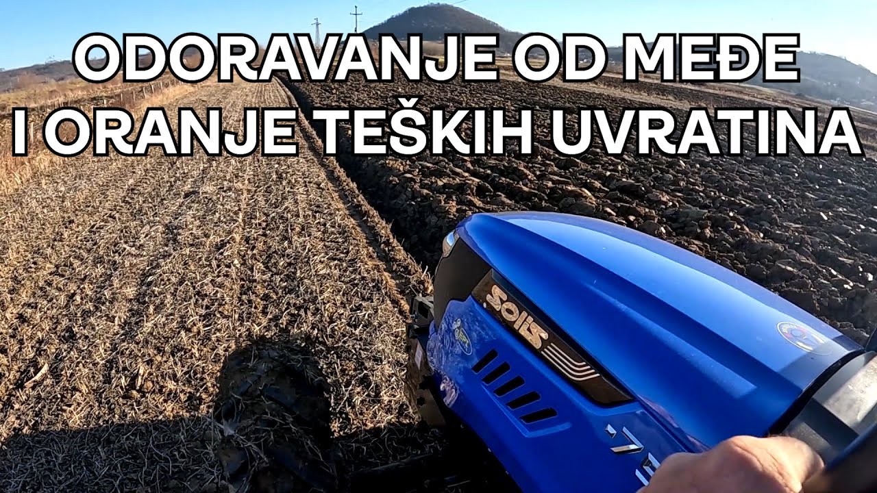 Ivan preuzima kormilo! Završavanje njive-odoravanje međe i oranje uvratina-Plug IMT 756.3 (2/2)
