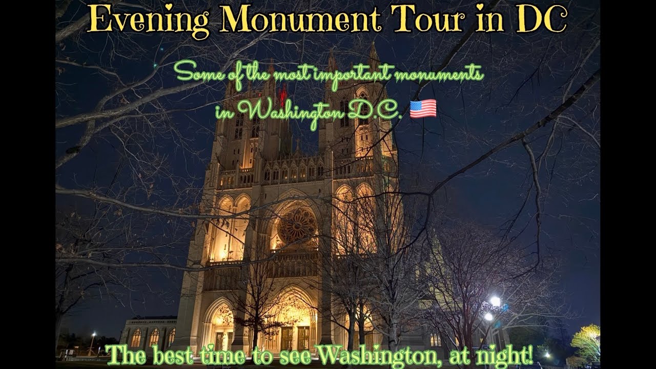 Evening Monument Tour in Washington DC 🇺🇸