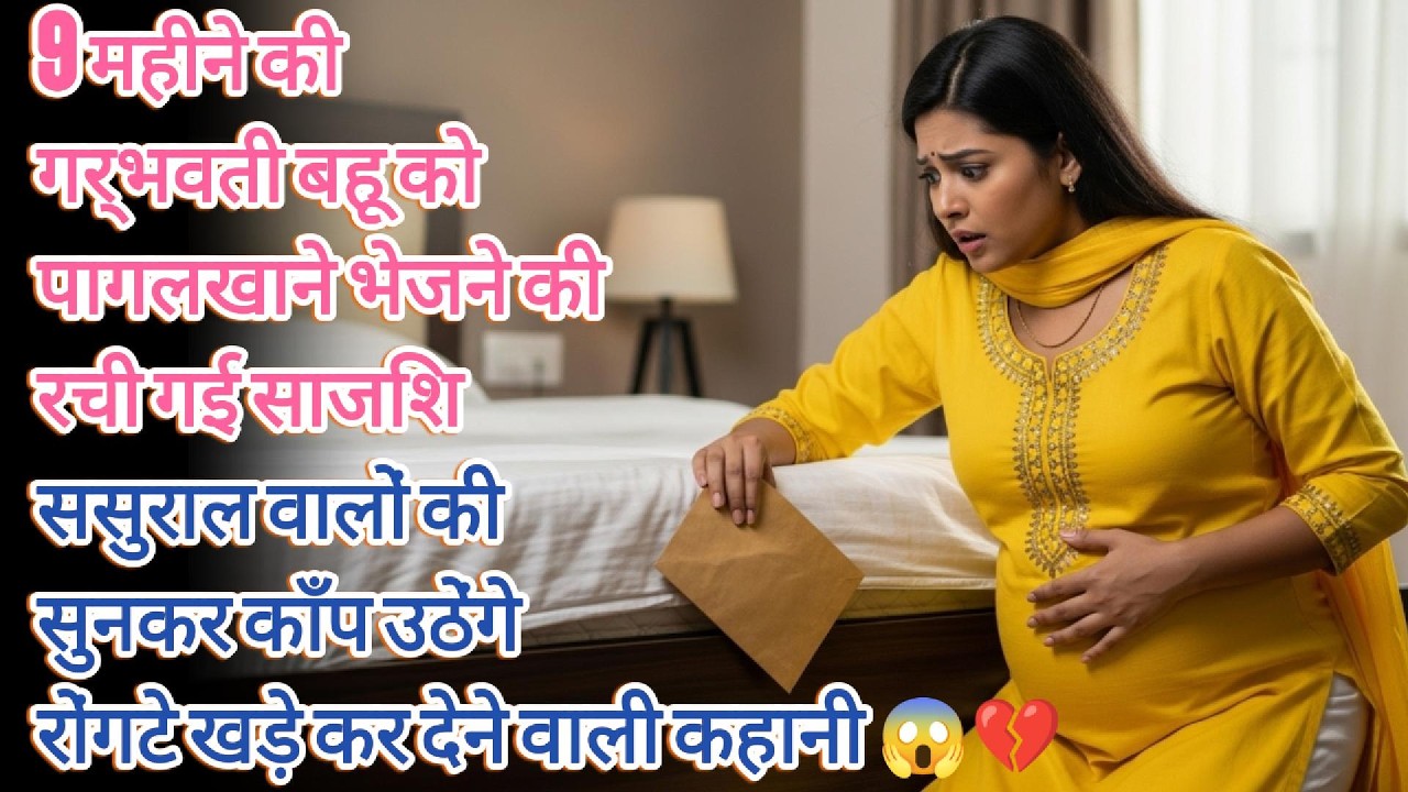 9 महीने की गर्भवती बहू को पागलखाने भेजने की साजिश! रोंगटे खड़े कर देने वाली कहानी 😱💔