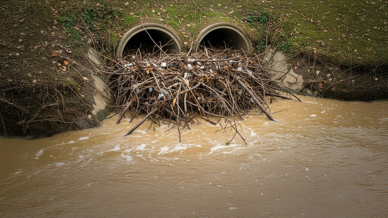Satisfying Culvert Cleanup – Huge Blockage Finally Removed