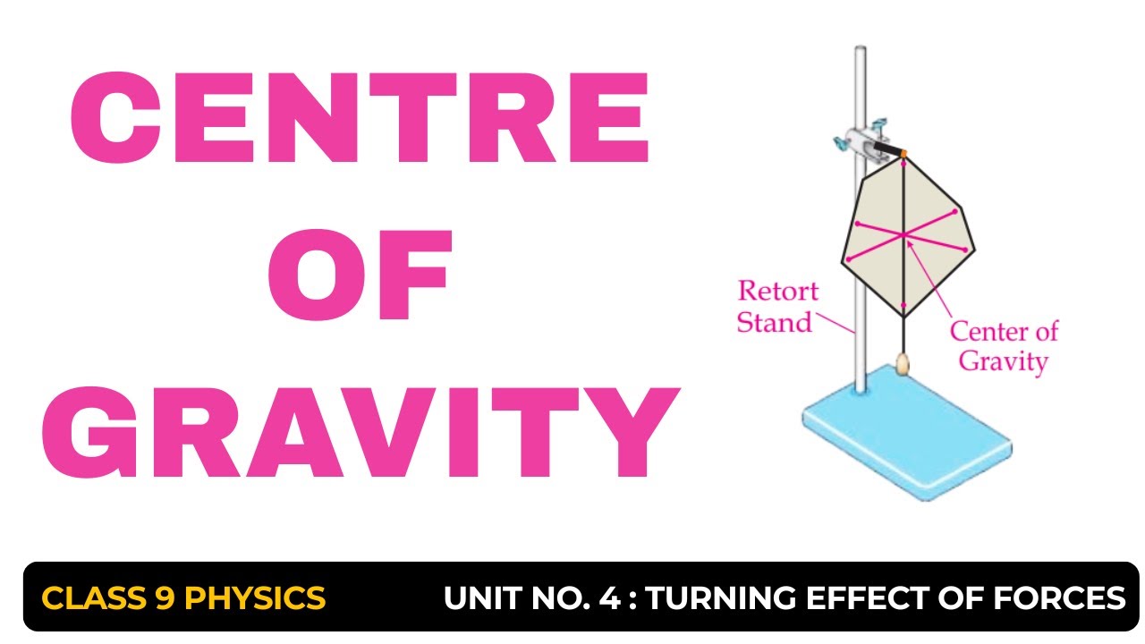 Centre of Gravity / Centre of Mass - Unit # 4-Turning Effect of Forces (Lecture 06) -Class 9 Physics