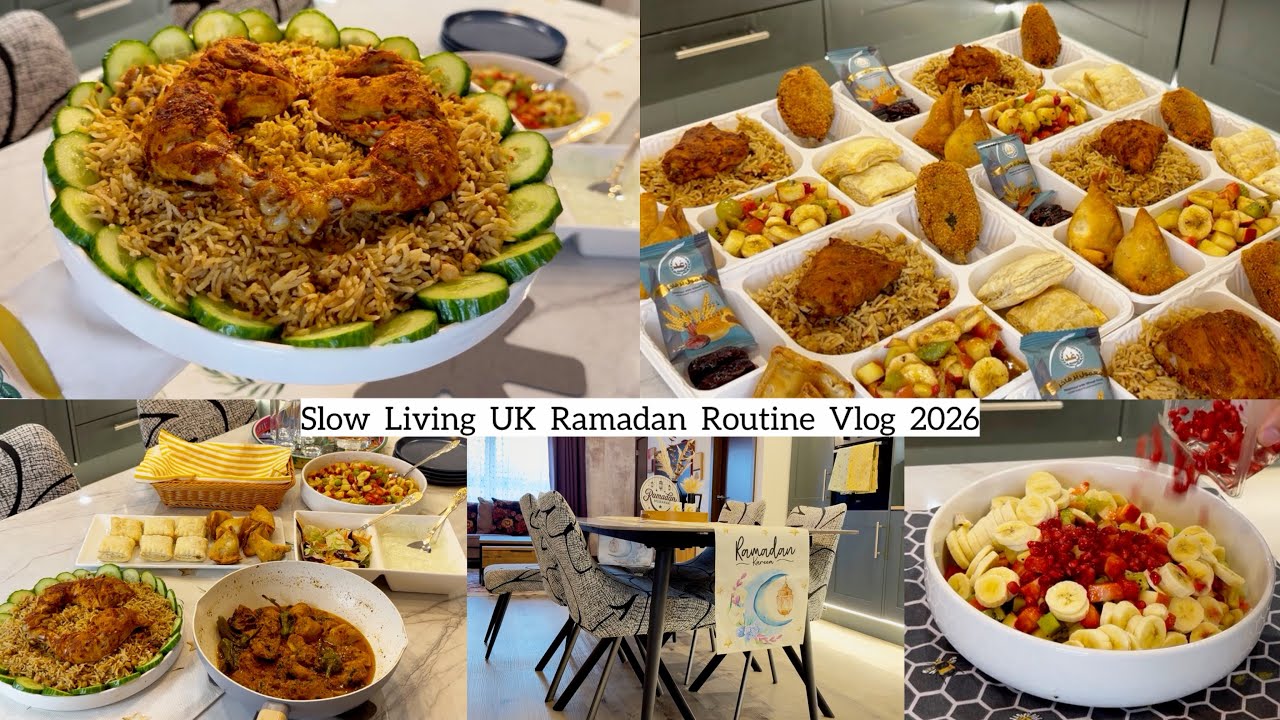 Ramadan Slow Living Routine ￼in UK | Iftar Prep for Neighbors & Home | Chana Pulao + Temu Haul