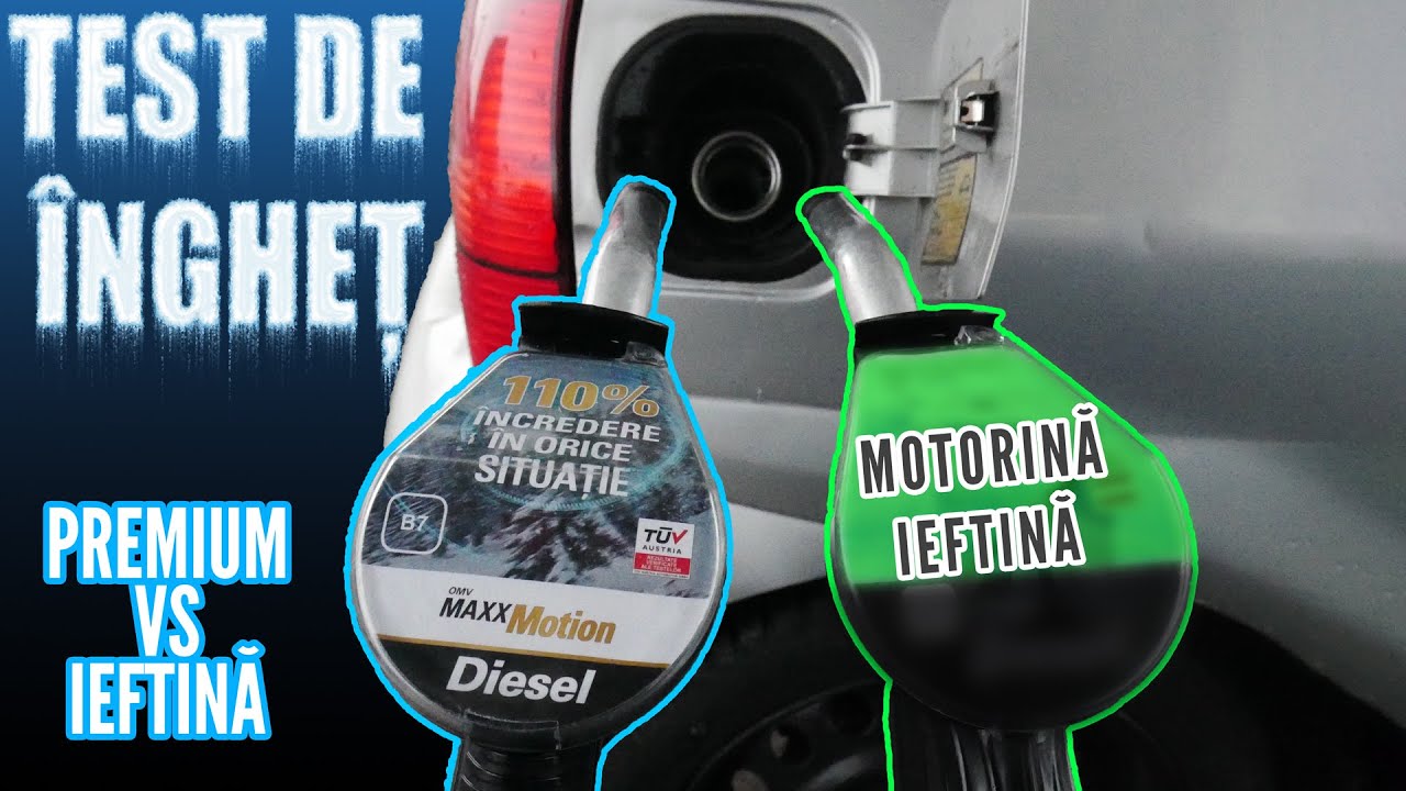 LA CE TEMPERATURA INGHEATA MOTORINA? EXPERIMENT❄️