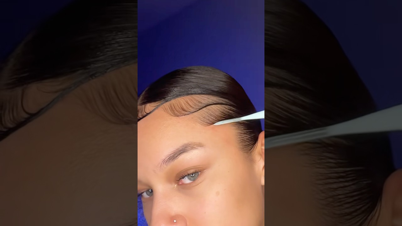 how to do edges 💕 #edges #edgestutorial #hairtok #hairstyles