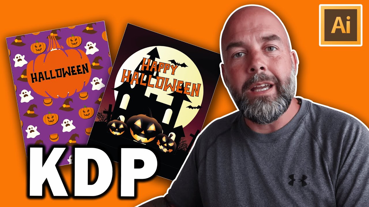 Create Halloween KDP Book Cover Designs FAST in Illustrator for No and Low Content Publishing