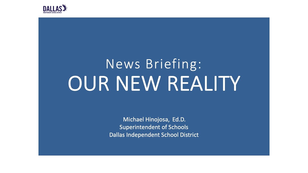 Dallas ISD News Briefing - April 6, 2020