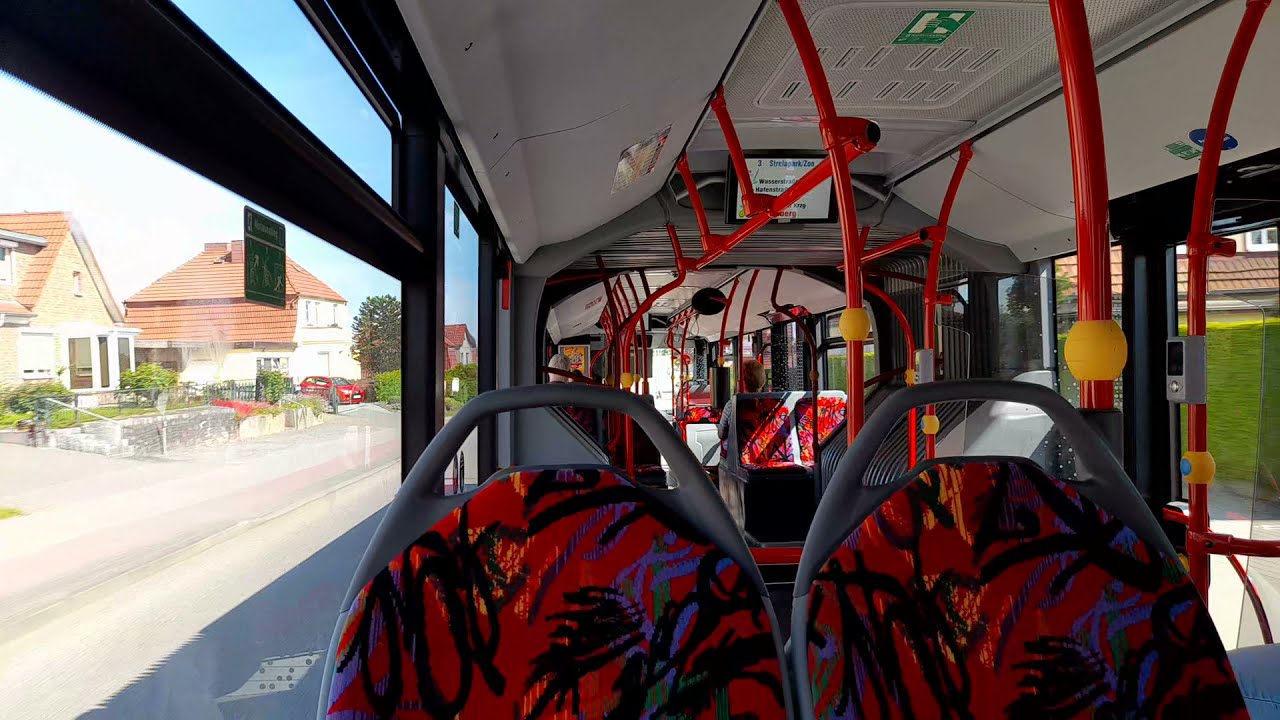 10.6.2021 Busfahrt in Stralsund mit der Linie 3 🚍
