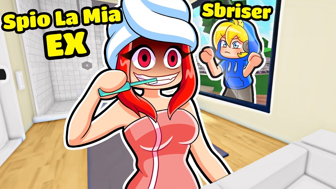 SPIO LA MIA EX MENTRE E' SOLA SU BROOKHAVEN ROBLOX!