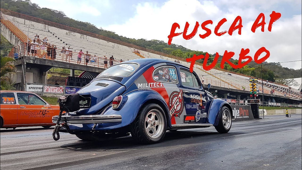 FUSCA TURBO INSANO NA PISTA!!!!