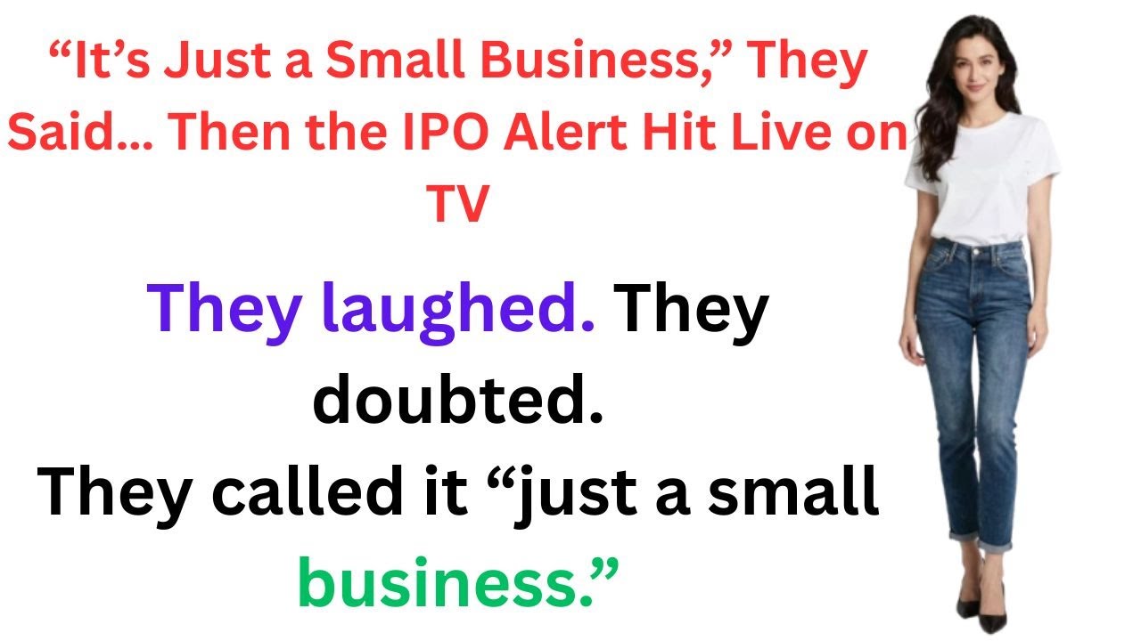 “It’s Just a Small Business,” They Said… Then the IPO Alert Hit Live on TV