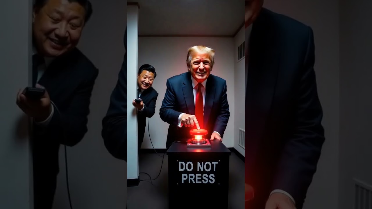 trump pressed the wrong button 😂 #ai #politicalparody #trump