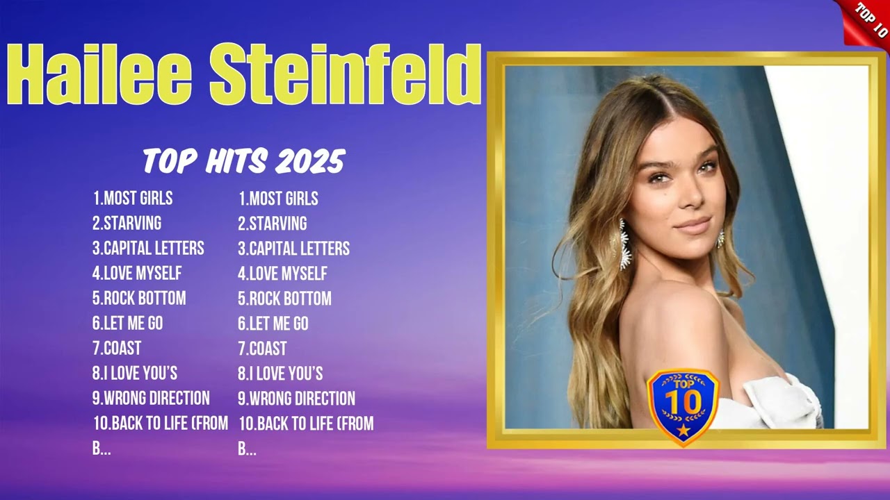 Hailee Steinfeld 2025 Trending Playlist ~ Best Songs ~ Hot Hits This Year