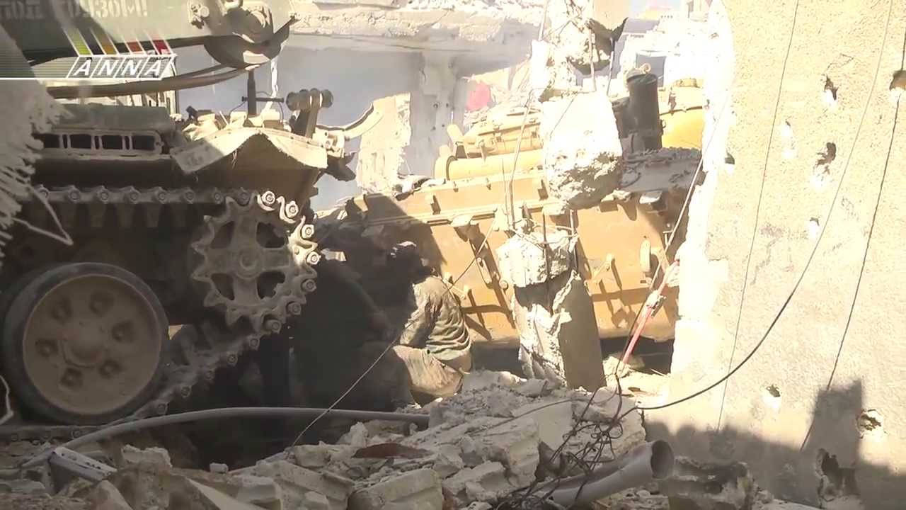 Syria Джобар  Тяжелый день для танкистов  Часть 2   Jobar  A hard day for tanmen  Part 2