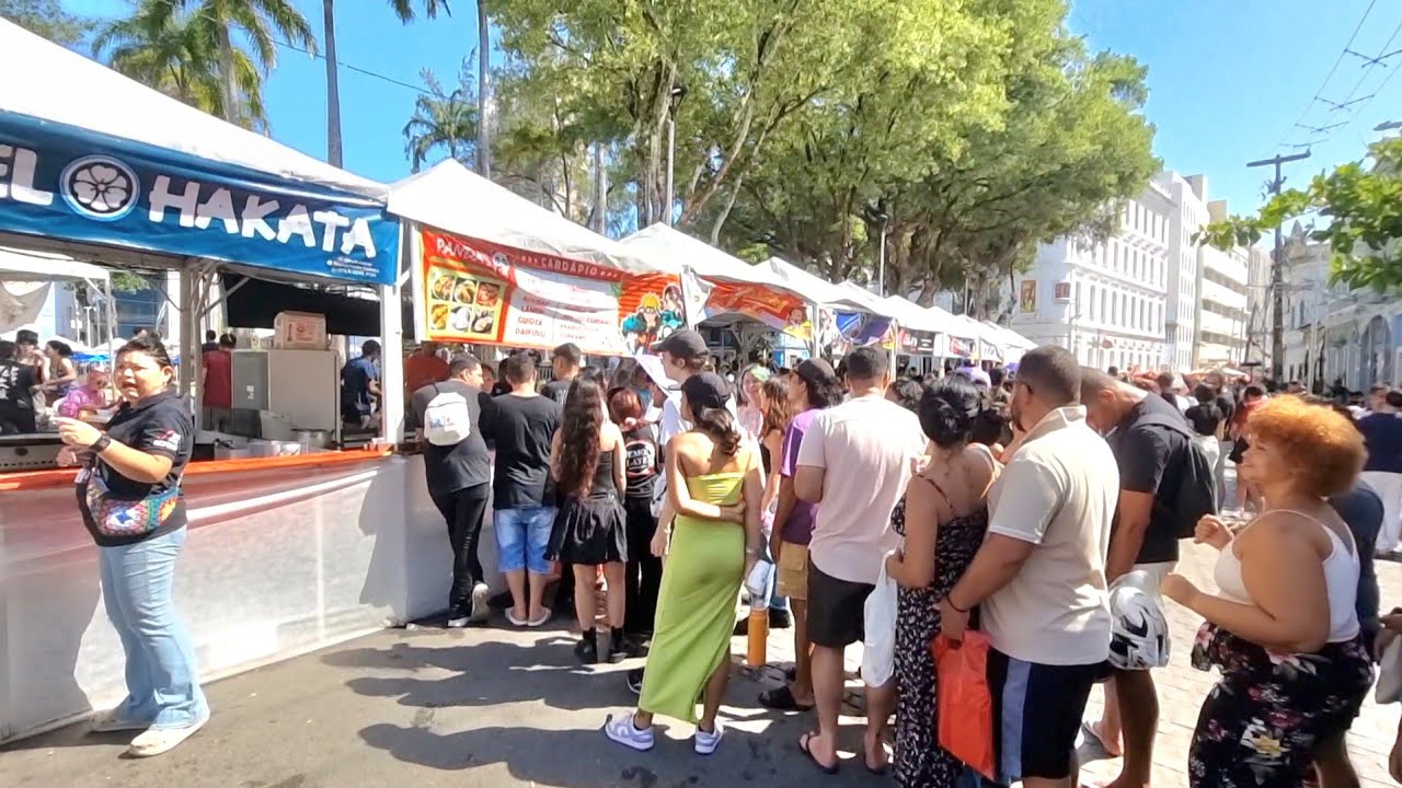 COMIDA JAPONESA NA FEIRA DO RECIFE 24 NOVEMBRO 2024 PERNAMBUCO BRASIL