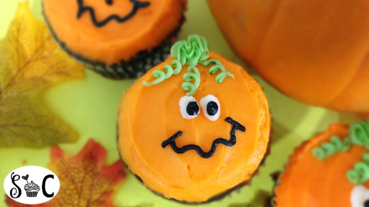 HALLOWEEN PUMPKIN CUPCAKES | Sweetwater Cakes