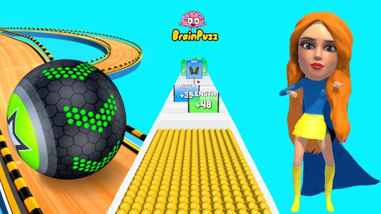Going Balls | Build A Queen | Bullet Army Run - All Level Mobile Gameplay iOS, Android NEW UPDATE