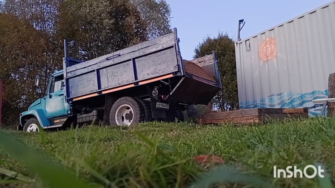 Доставка песка 4 куба на газ 3307