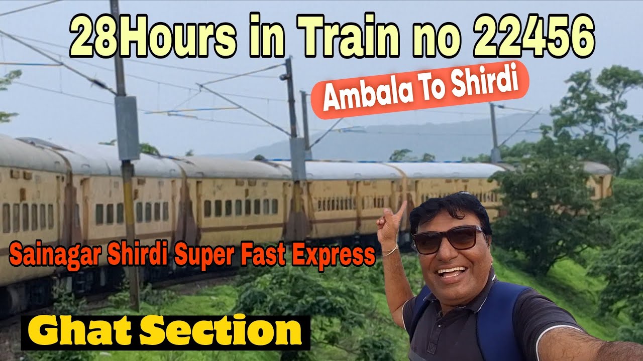 My Solo Travel Guide: Delhi To Shirdi By Train  🚝 | Sainagar Shirdi Super Fast Express 22456