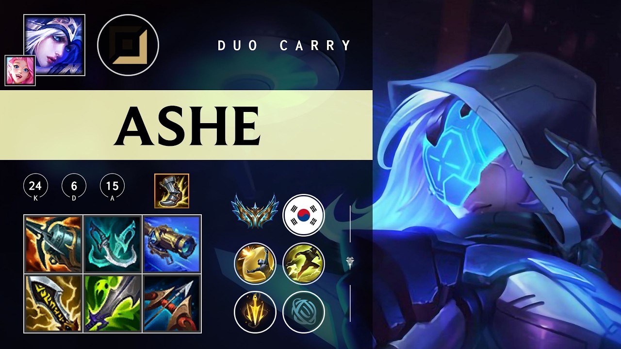 Ashe ADC vs Yunara - KR Challenger Patch 26.04