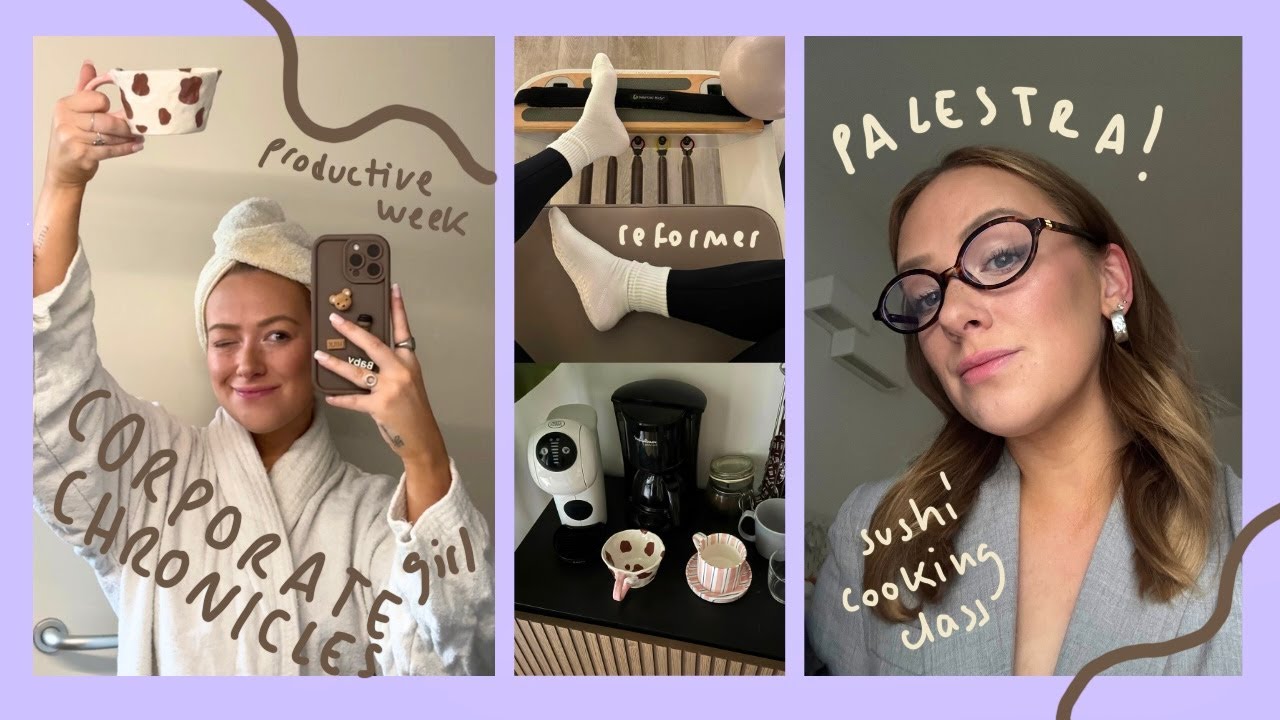 PRODUCTIVE week 👩🏼‍💼🥑 nuova routine in PALESTRA e giornate in ufficio | Corporate Girl Chronicles