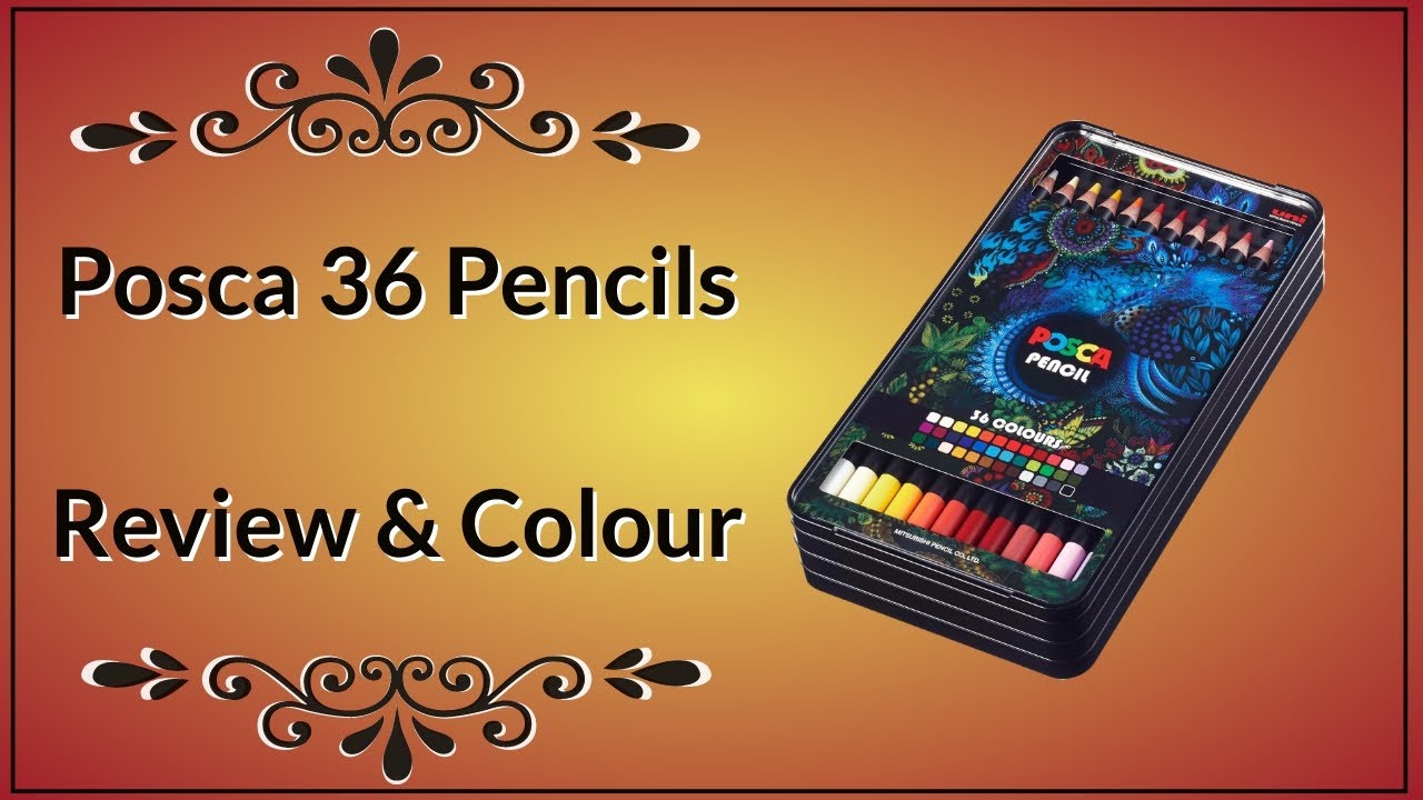 Posca Pencils 36 Set Review and Test