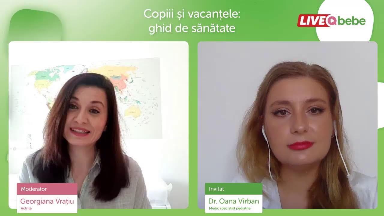 LIVE Qbebe - Copiii și vacanțele: Ghid de sănătate